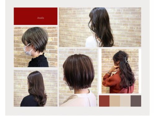 ヘアークリエイションアンズ(Hair creation Andz)(埼玉県春日部市上蛭田147-1 中富ビル1階G号室)