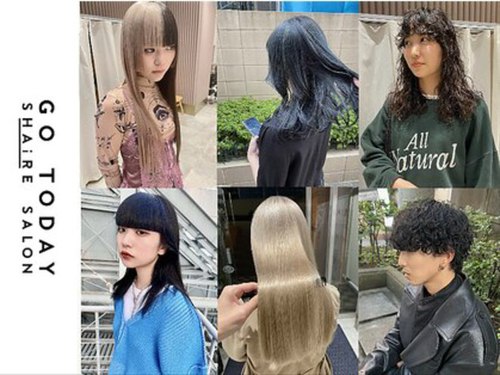 ゴウトゥデイシェアサロン 原宿Verno店(GO TODAY SHAiRE SALON)(東京都渋谷区神宮前1-10-11 パークアクシス神宮前 B1F)