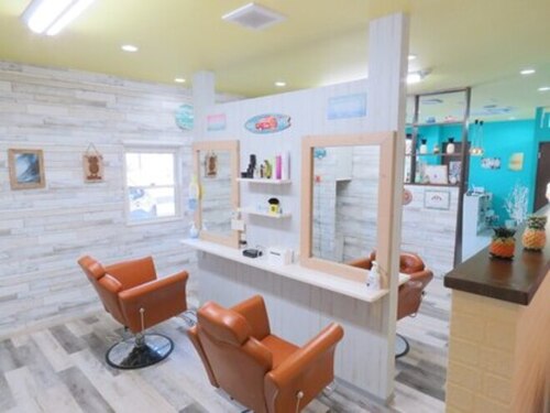 ファミリーヘアサロン シェルブルー(Family Hair Salon SHELL BLUE)(兵庫県神戸市垂水区天ノ下町11-13 旭マンション1F)