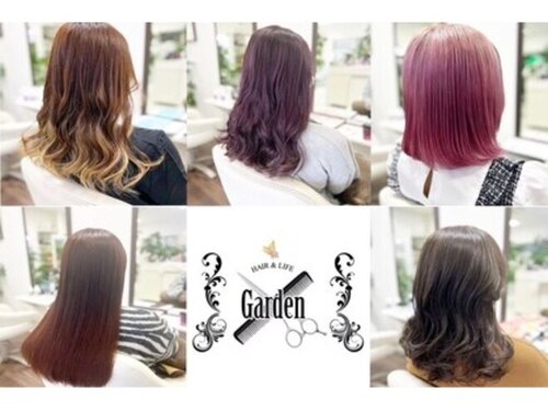 ヘアーアンドライフ ガーデン(HAIR&LIFE Garden)(山口県下関市安岡駅前1-9-6)