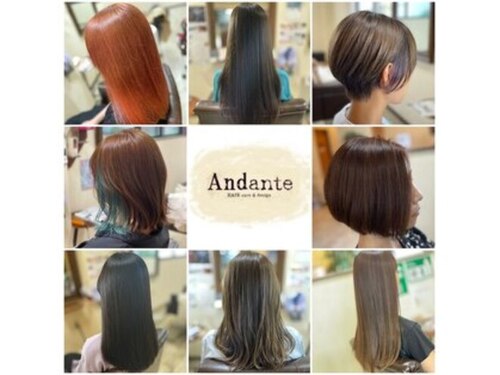 アンダンテヘアケアアンドデザイン(Andante HAIR care&design)(山口県宇部市松山町5-9-25)