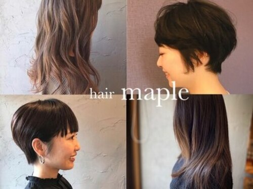 ヘアー メープル(hair maple)(福岡県福岡市博多区博多駅南1-5-18 メゾンドサウスワン2F)